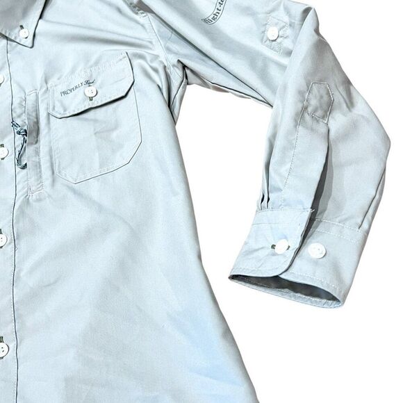 Properly Tied Performance Boys Tan Offshore Fishing Shirt Size 6 - Picture 4 of 10